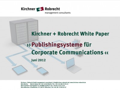 Whitepaper Publishingsysteme für integrierte und crossmediale Corporate Communications