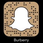 Snapchat burberry