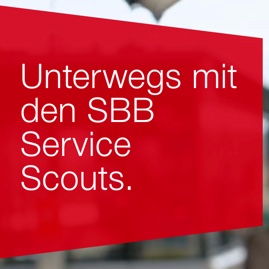 SBB Service Scouts Zufriedenheit