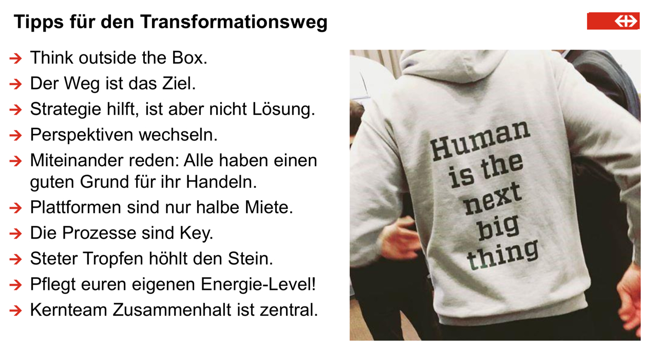 Digitale Transformation der SBB Kommunikation Schweizerische Bundesbahnen